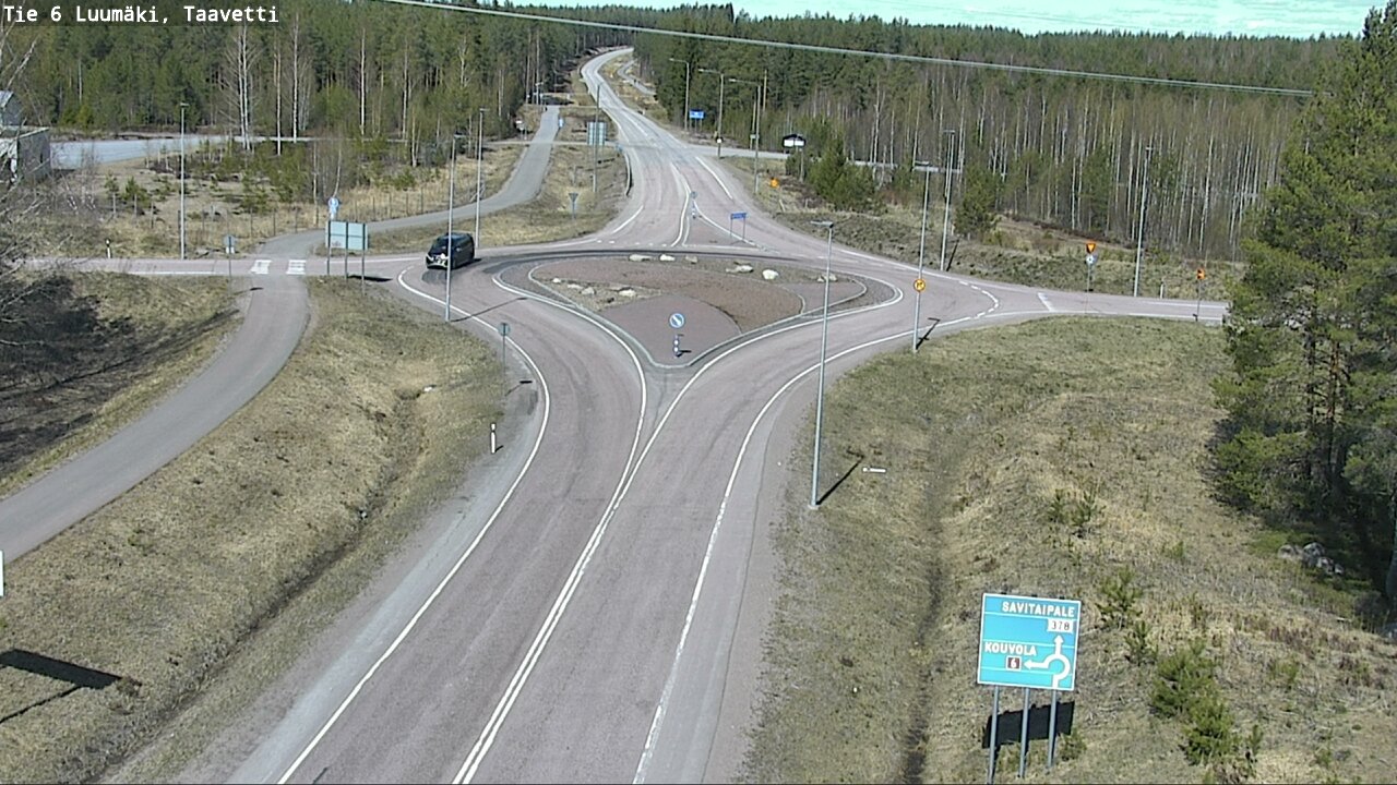 Weather Camera Image Väg 6 Luumäki, Taavetti, Luumäki, Etelä-Karjala