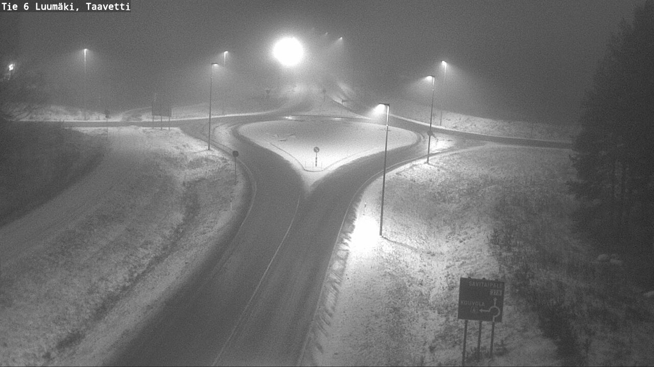 Weather Camera Image Väg 6 Luumäki, Taavetti, Luumäki, Etelä-Karjala