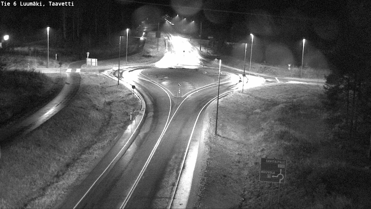 Weather Camera Image Väg 6 Luumäki, Taavetti, Luumäki, Etelä-Karjala