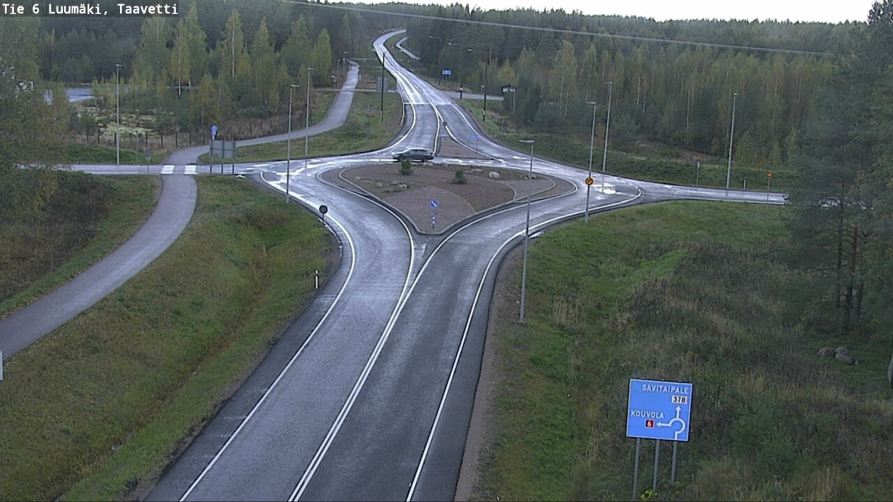Weather Camera Image Road 6 Luumäki, Taavetti, Luumäki, Etelä-Karjala
