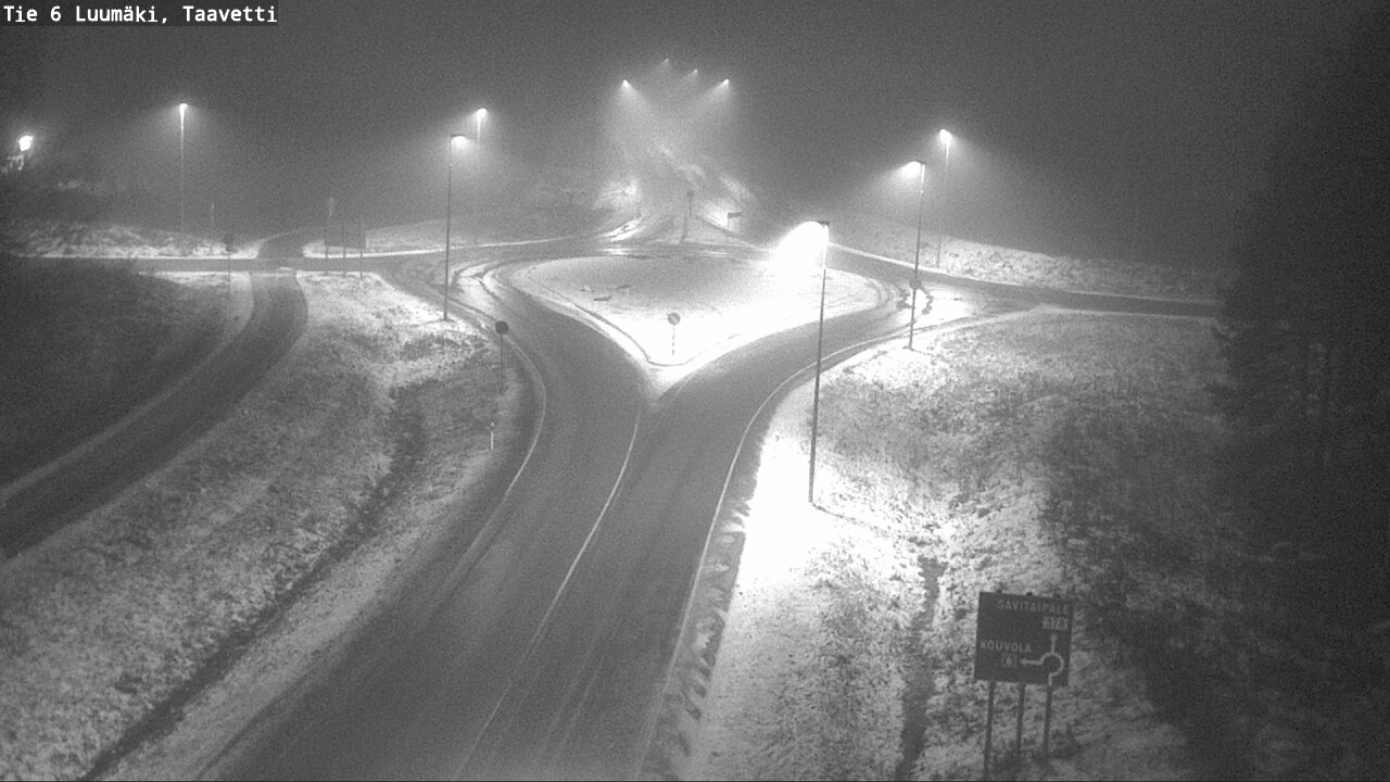 Weather Camera Image Väg 6 Luumäki, Taavetti, Luumäki, Etelä-Karjala