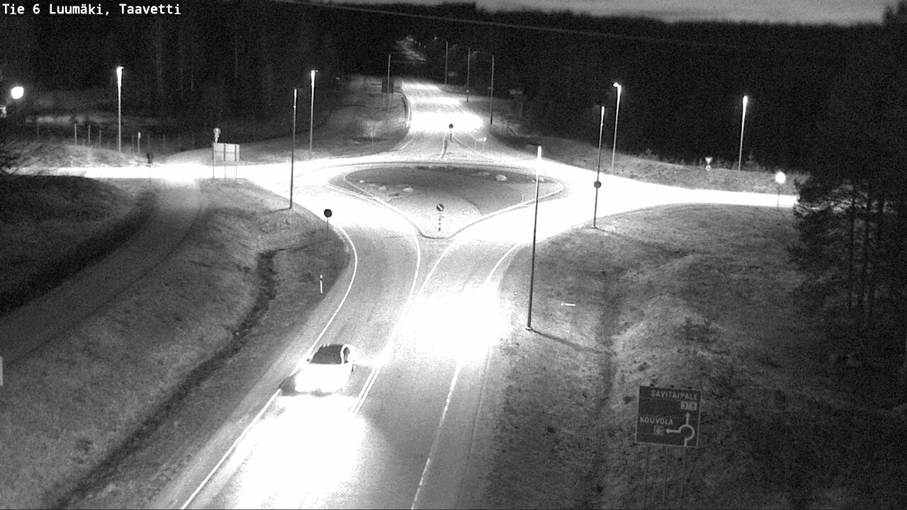 Weather Camera Image Väg 6 Luumäki, Taavetti, Luumäki, Etelä-Karjala