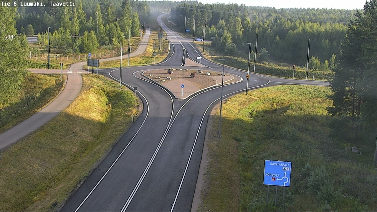 Weather Camera Image Road 6 Luumäki, Taavetti, Luumäki, Etelä-Karjala
