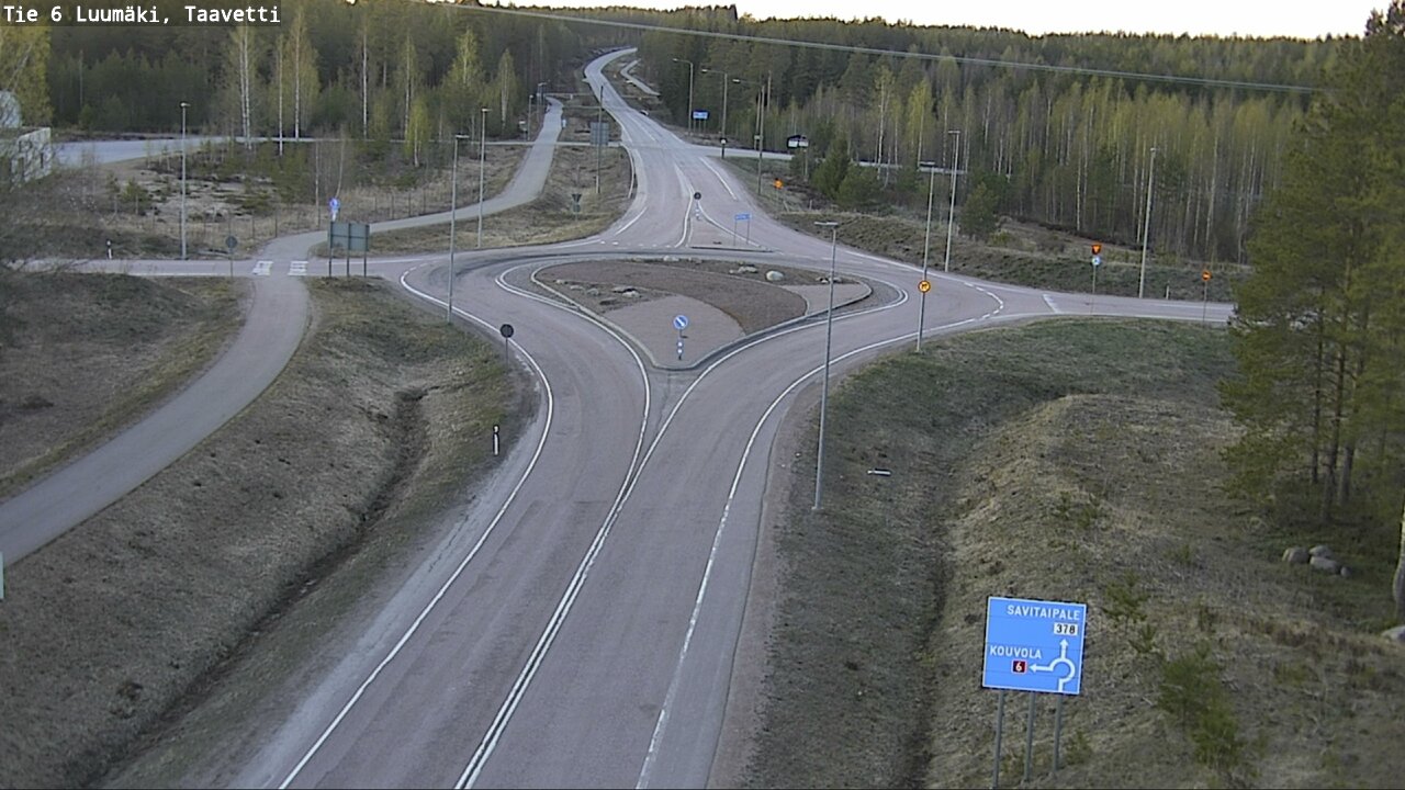 Weather Camera Image Väg 6 Luumäki, Taavetti, Luumäki, Etelä-Karjala