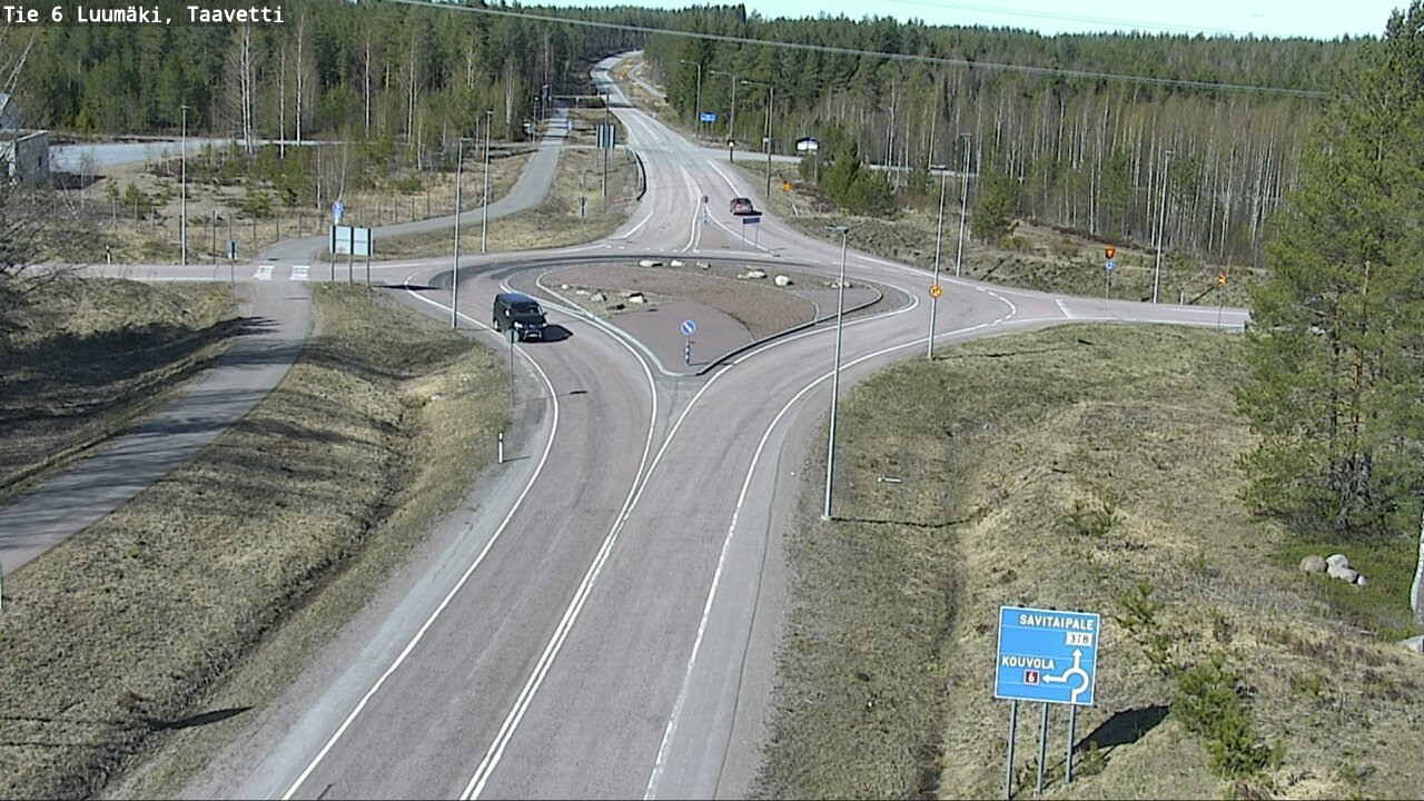 Weather Camera Image Väg 6 Luumäki, Taavetti, Luumäki, Etelä-Karjala
