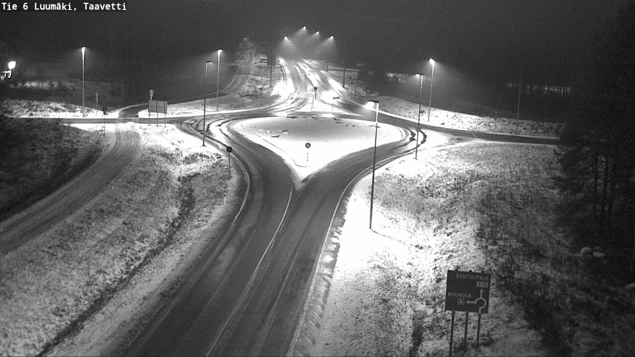 Weather Camera Image Väg 6 Luumäki, Taavetti, Luumäki, Etelä-Karjala