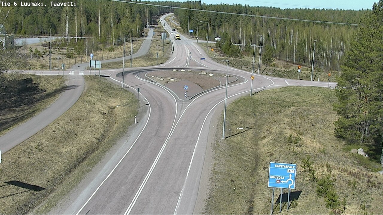 Weather Camera Image Road 6 Luumäki, Taavetti, Luumäki, Etelä-Karjala