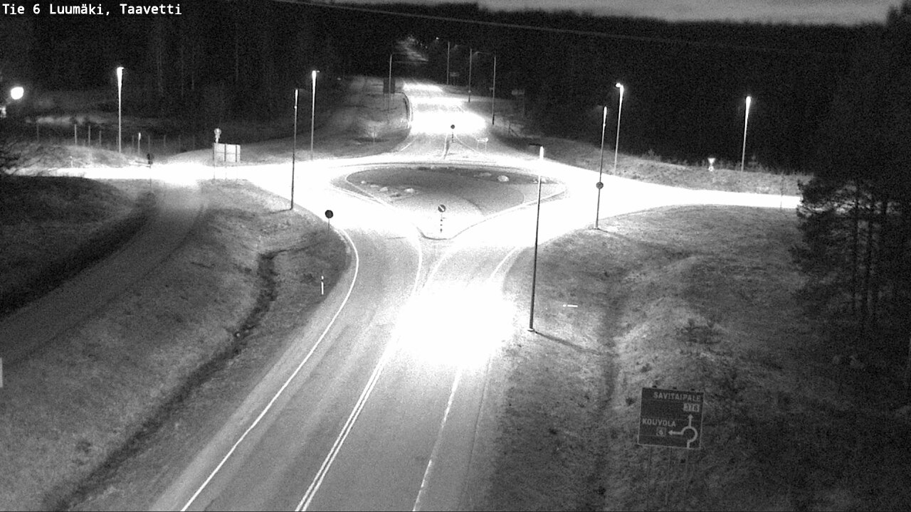 Weather Camera Image Väg 6 Luumäki, Taavetti, Luumäki, Etelä-Karjala