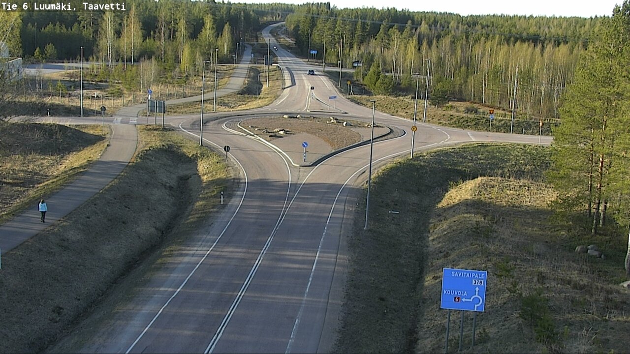 Weather Camera Image Väg 6 Luumäki, Taavetti, Luumäki, Etelä-Karjala