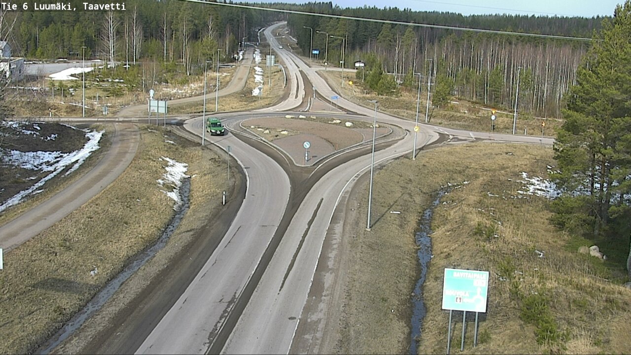 Weather Camera Image Väg 6 Luumäki, Taavetti, Luumäki, Etelä-Karjala
