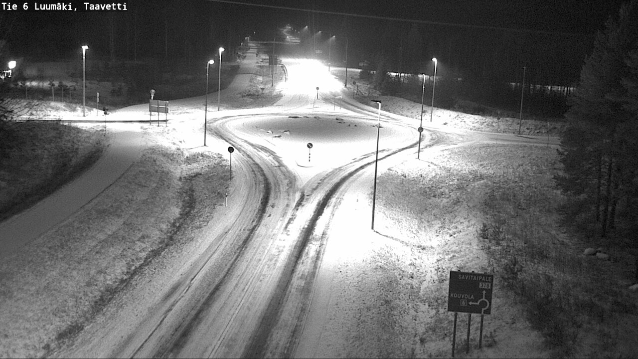 Weather Camera Image Väg 6 Luumäki, Taavetti, Luumäki, Etelä-Karjala
