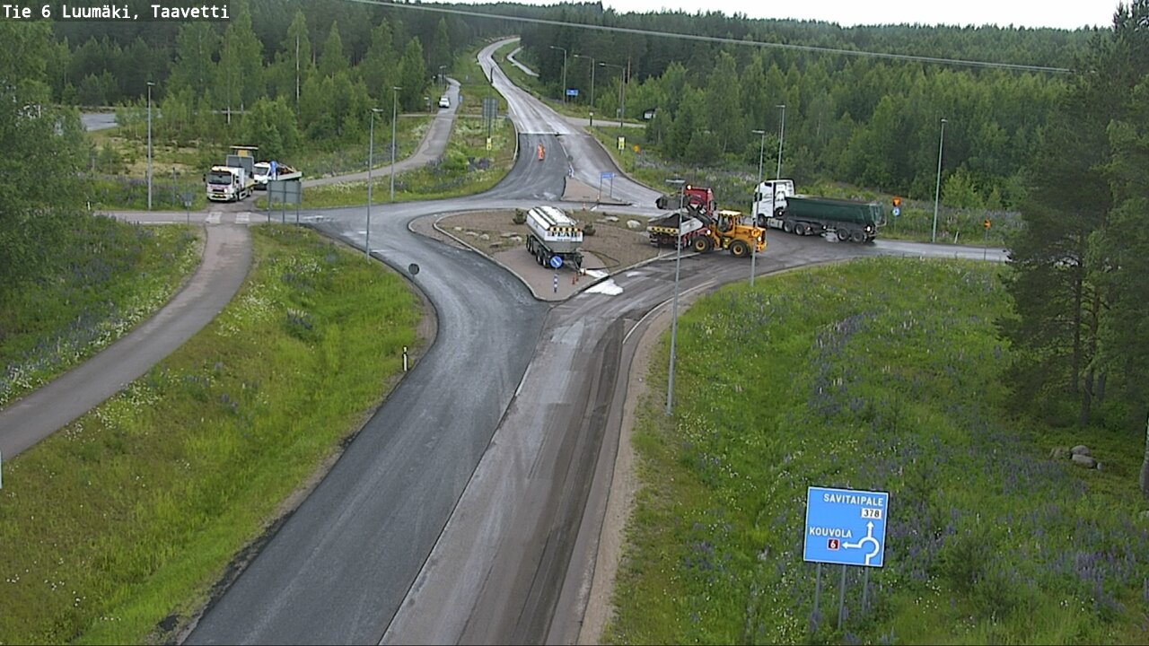 Kelikamerat Kuva Tie 6 Luumäki, Taavetti, Luumäki, Etelä-Karjala