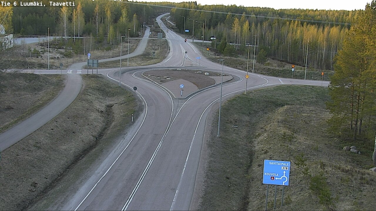 Weather Camera Image Väg 6 Luumäki, Taavetti, Luumäki, Etelä-Karjala