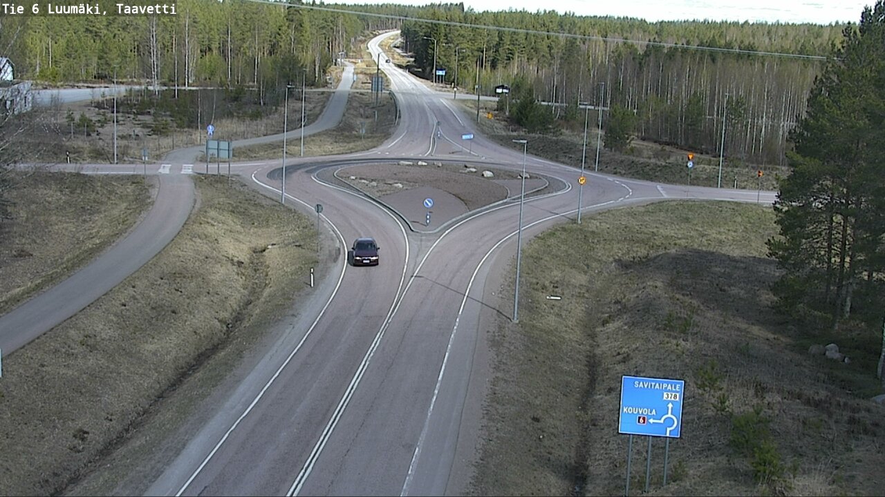 Weather Camera Image Väg 6 Luumäki, Taavetti, Luumäki, Etelä-Karjala