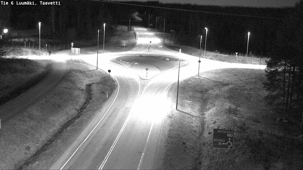 Weather Camera Image Väg 6 Luumäki, Taavetti, Luumäki, Etelä-Karjala