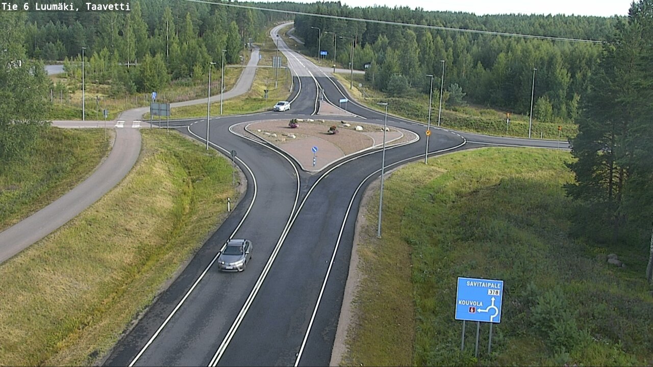 Weather Camera Image Väg 6 Luumäki, Taavetti, Luumäki, Etelä-Karjala