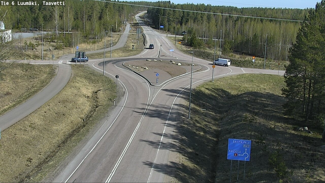 Weather Camera Image Road 6 Luumäki, Taavetti, Luumäki, Etelä-Karjala