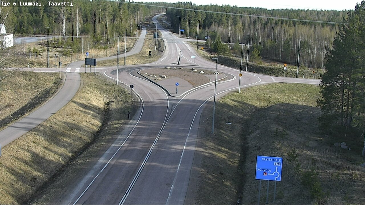 Weather Camera Image Väg 6 Luumäki, Taavetti, Luumäki, Etelä-Karjala