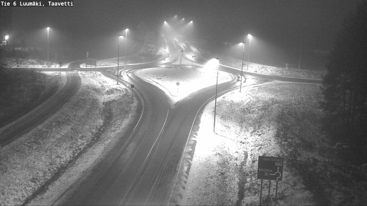 Weather Camera Image Väg 6 Luumäki, Taavetti, Luumäki, Etelä-Karjala