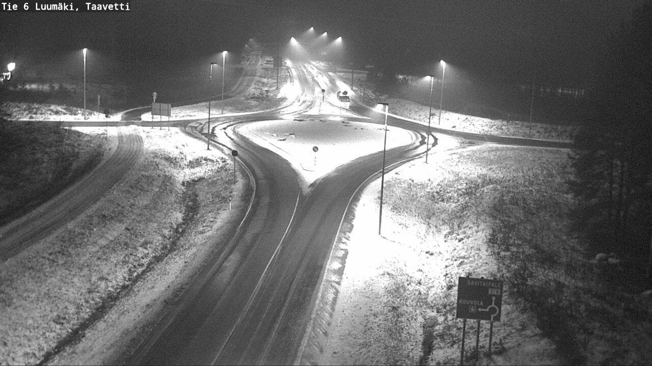 Weather Camera Image Väg 6 Luumäki, Taavetti, Luumäki, Etelä-Karjala