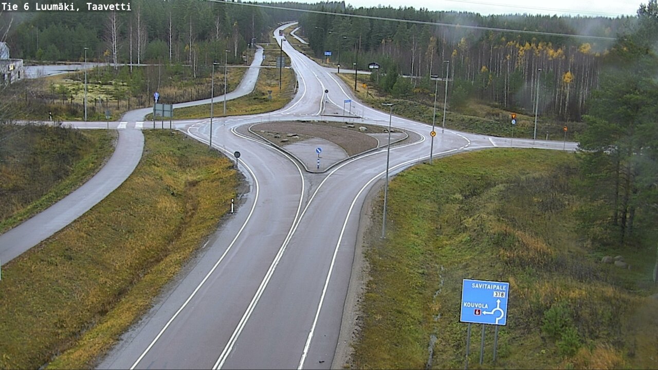 Weather Camera Image Väg 6 Luumäki, Taavetti, Luumäki, Etelä-Karjala