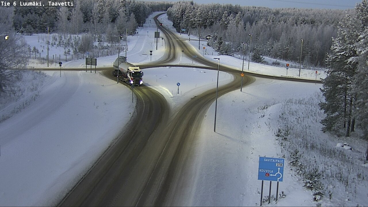 Kelikamerat Kuva Tie 6 Luumäki, Taavetti, Luumäki, Etelä-Karjala