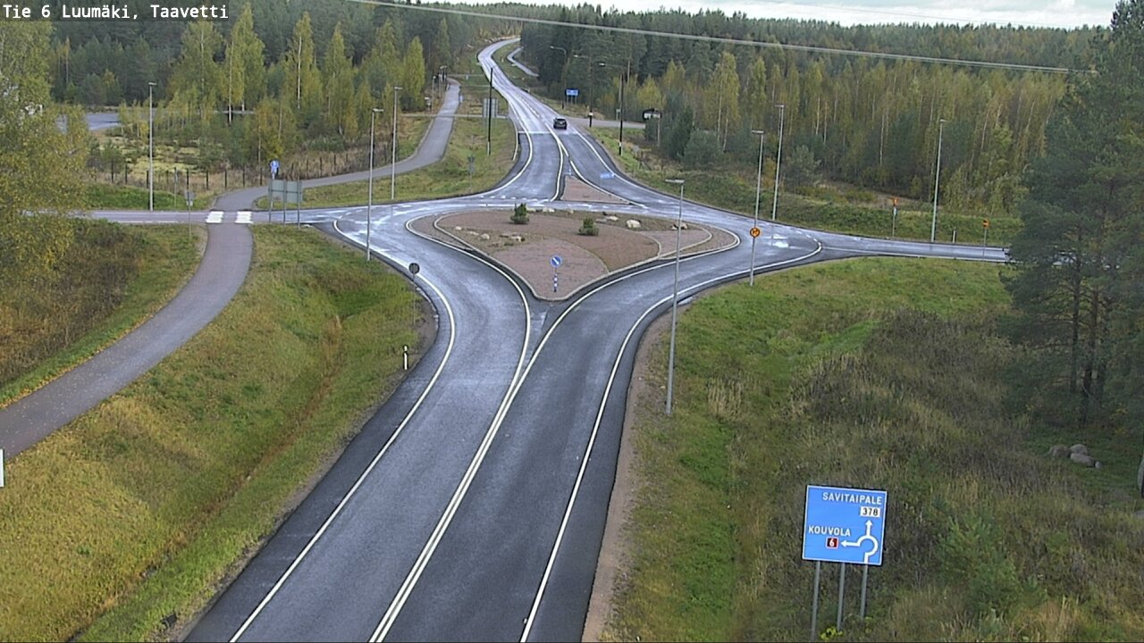 Weather Camera Image Road 6 Luumäki, Taavetti, Luumäki, Etelä-Karjala