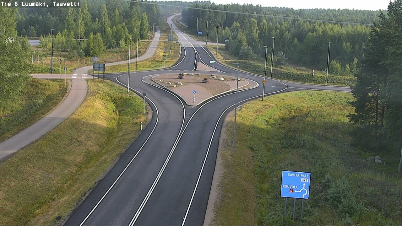 Weather Camera Image Road 6 Luumäki, Taavetti, Luumäki, Etelä-Karjala