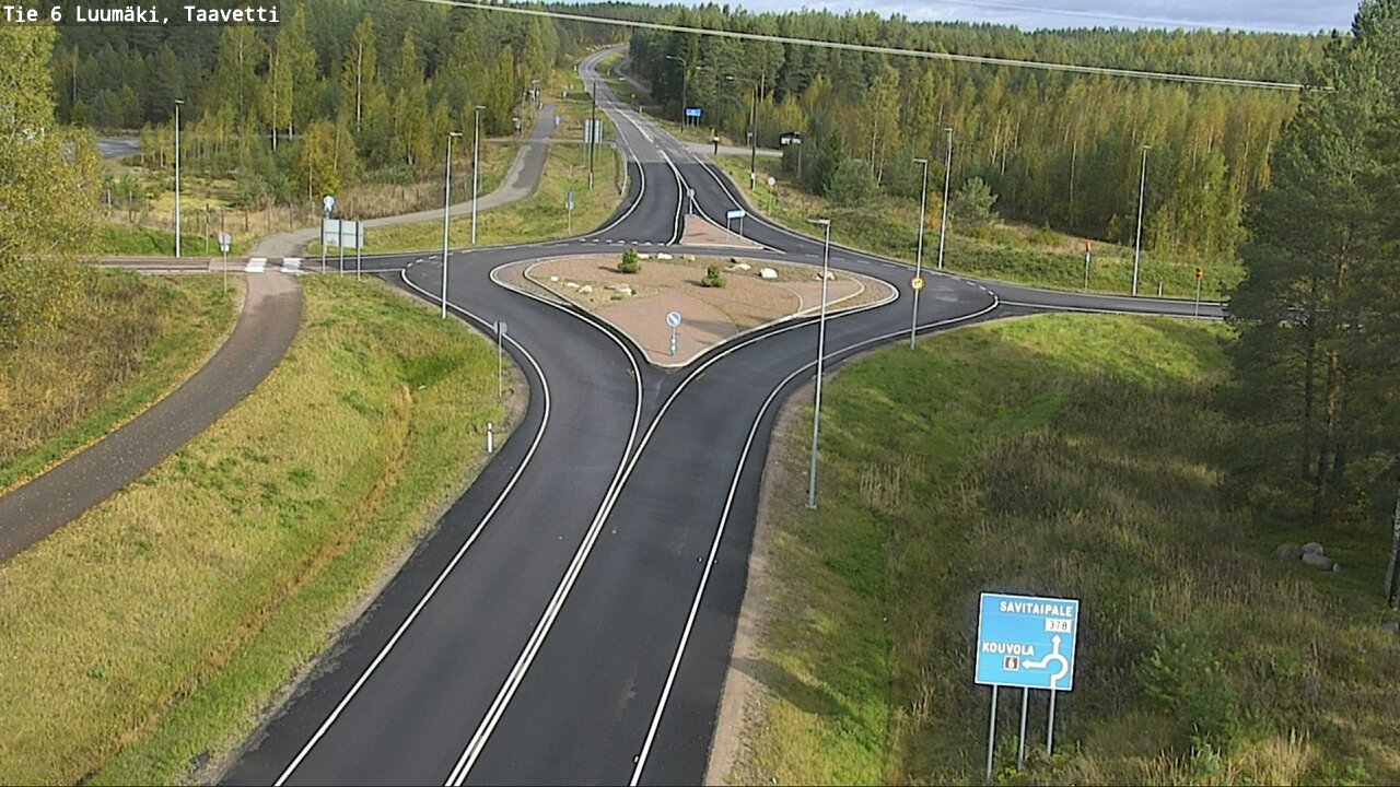 Weather Camera Image Road 6 Luumäki, Taavetti, Luumäki, Etelä-Karjala