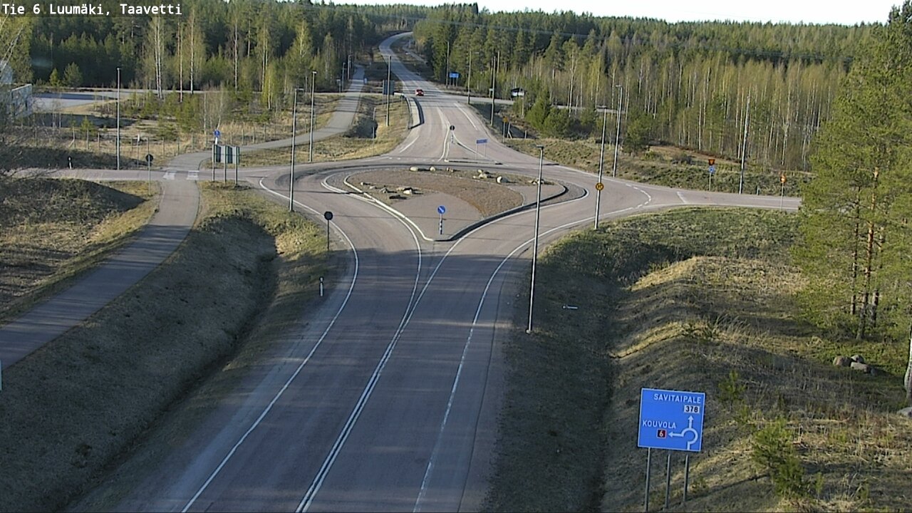 Weather Camera Image Väg 6 Luumäki, Taavetti, Luumäki, Etelä-Karjala