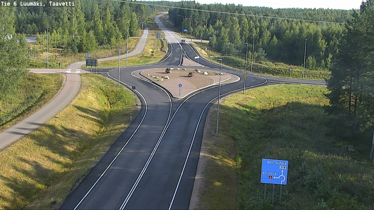 Weather Camera Image Väg 6 Luumäki, Taavetti, Luumäki, Etelä-Karjala