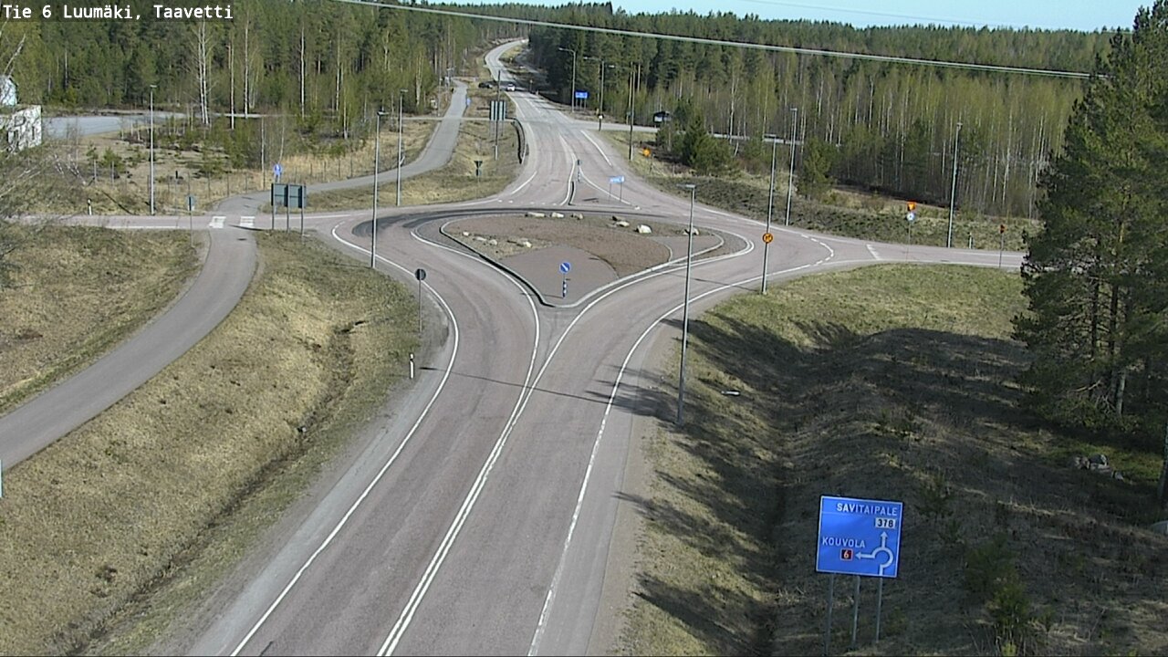 Weather Camera Image Road 6 Luumäki, Taavetti, Luumäki, Etelä-Karjala