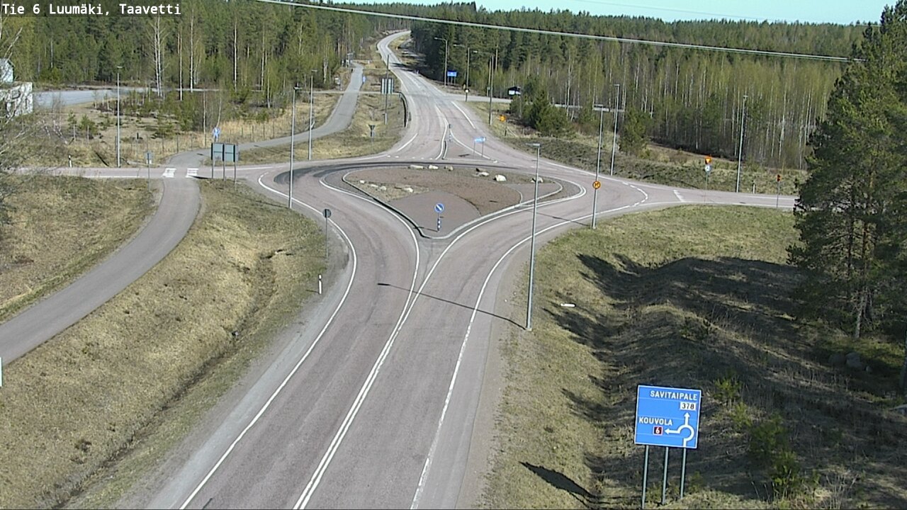 Weather Camera Image Road 6 Luumäki, Taavetti, Luumäki, Etelä-Karjala