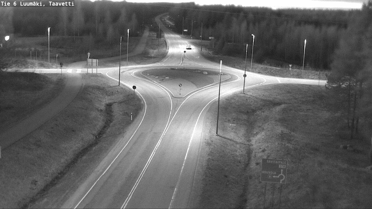 Weather Camera Image Väg 6 Luumäki, Taavetti, Luumäki, Etelä-Karjala