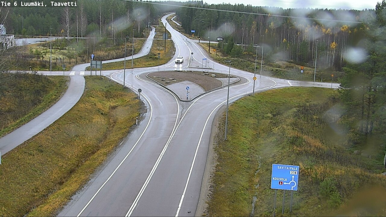 Weather Camera Image Väg 6 Luumäki, Taavetti, Luumäki, Etelä-Karjala