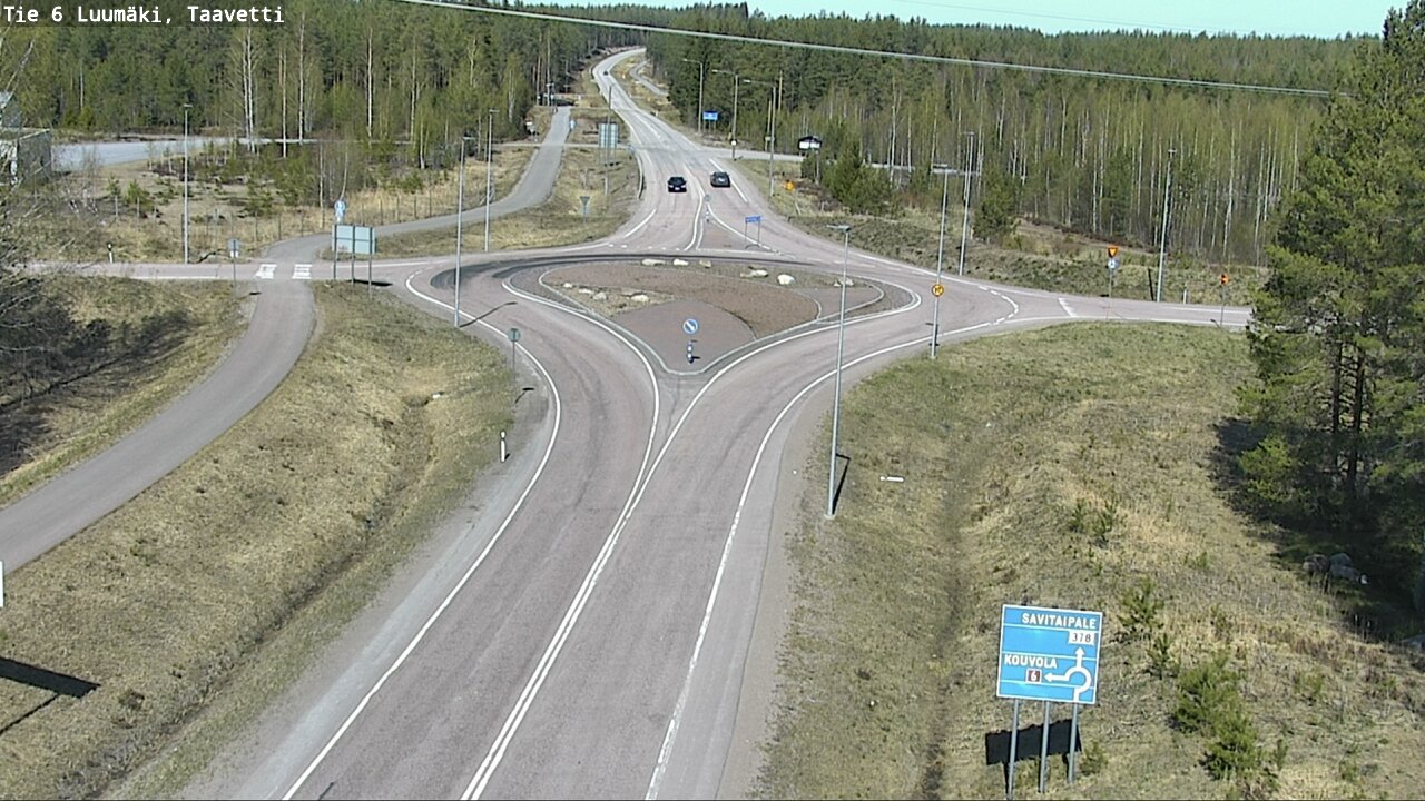 Weather Camera Image Road 6 Luumäki, Taavetti, Luumäki, Etelä-Karjala