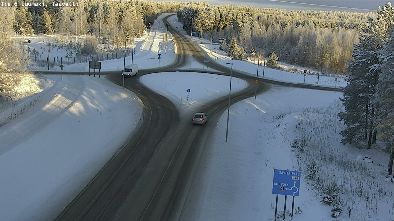 Weather Camera Image Road 6 Luumäki, Taavetti, Luumäki, Etelä-Karjala