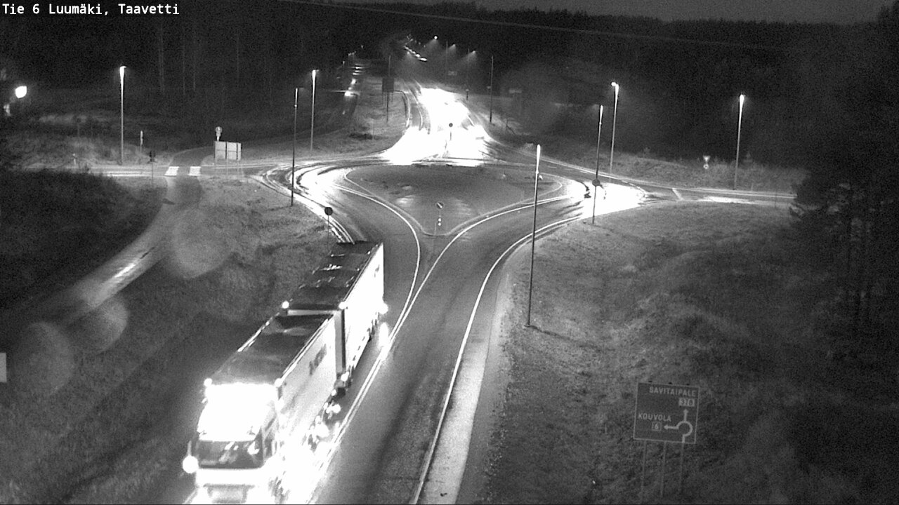 Weather Camera Image Väg 6 Luumäki, Taavetti, Luumäki, Etelä-Karjala