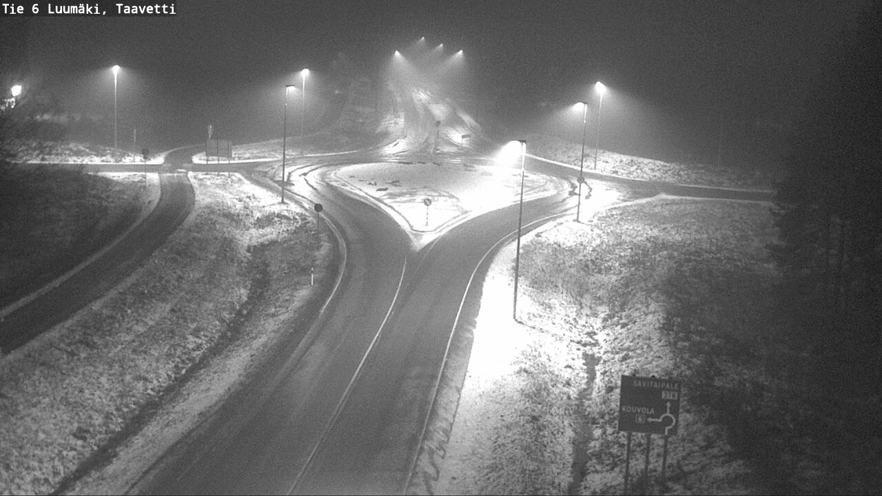 Weather Camera Image Väg 6 Luumäki, Taavetti, Luumäki, Etelä-Karjala