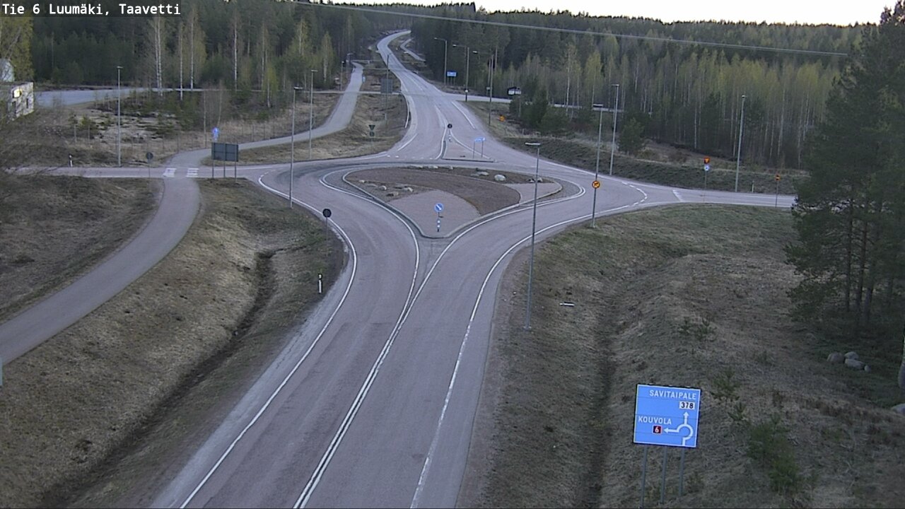 Weather Camera Image Väg 6 Luumäki, Taavetti, Luumäki, Etelä-Karjala