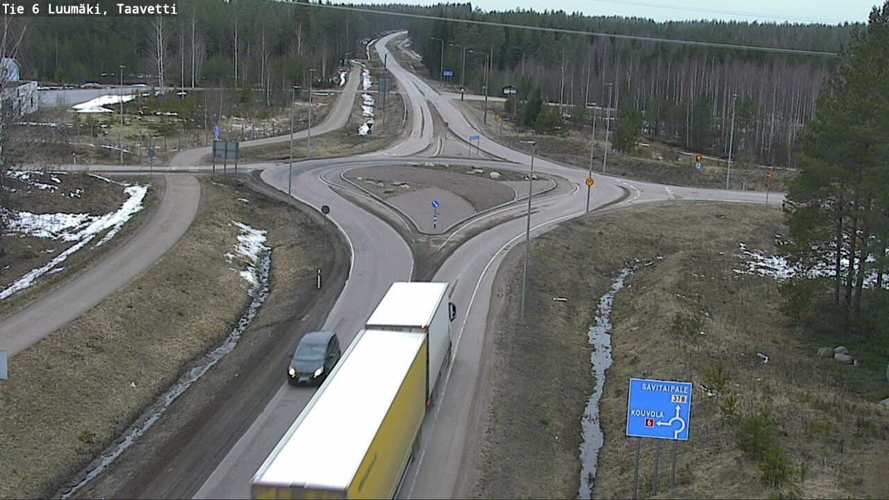 Weather Camera Image Road 6 Luumäki, Taavetti, Luumäki, Etelä-Karjala
