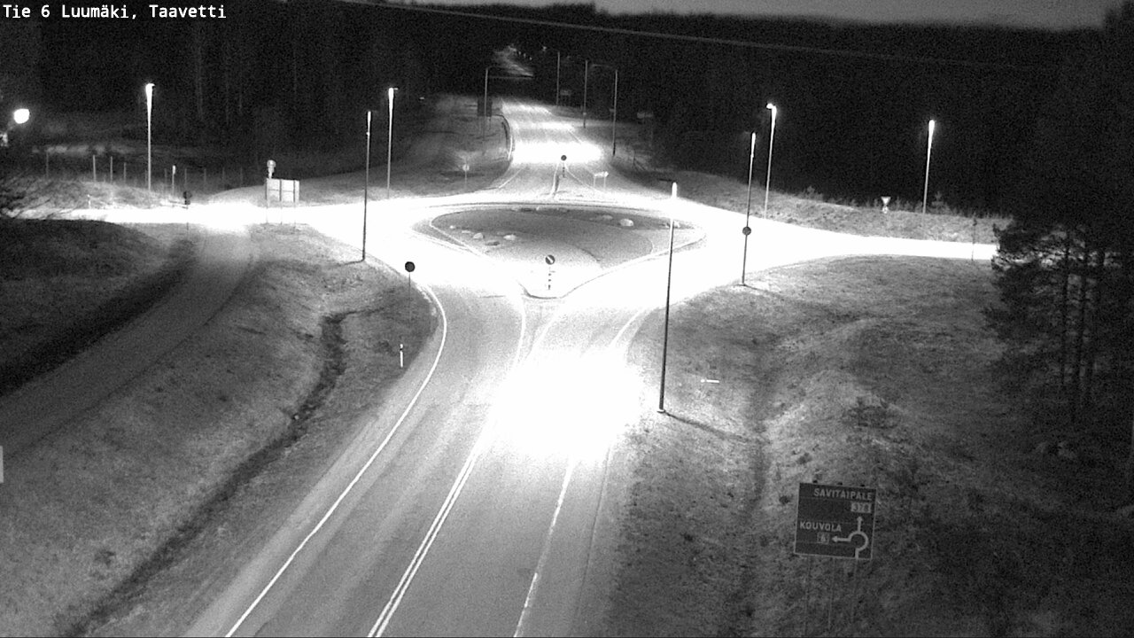 Weather Camera Image Väg 6 Luumäki, Taavetti, Luumäki, Etelä-Karjala