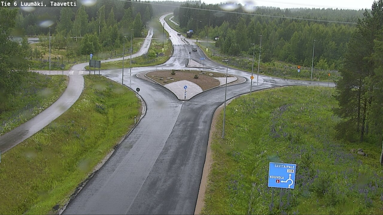 Weather Camera Image Väg 6 Luumäki, Taavetti, Luumäki, Etelä-Karjala