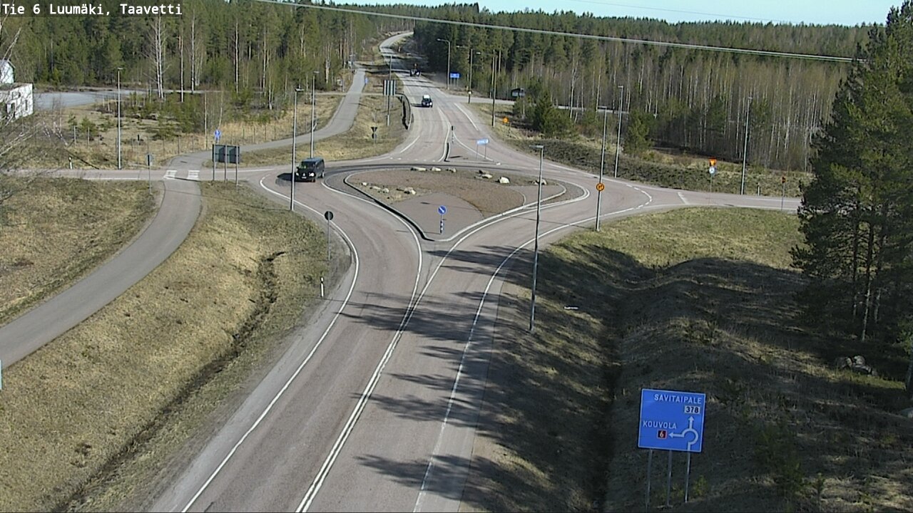 Weather Camera Image Väg 6 Luumäki, Taavetti, Luumäki, Etelä-Karjala
