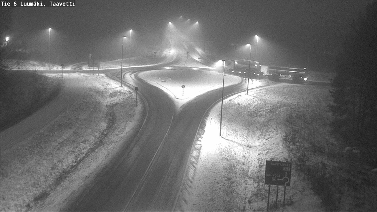 Weather Camera Image Väg 6 Luumäki, Taavetti, Luumäki, Etelä-Karjala