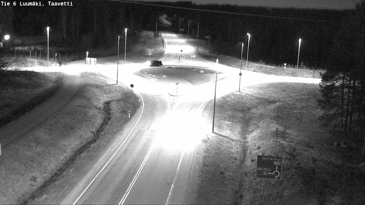 Weather Camera Image Väg 6 Luumäki, Taavetti, Luumäki, Etelä-Karjala
