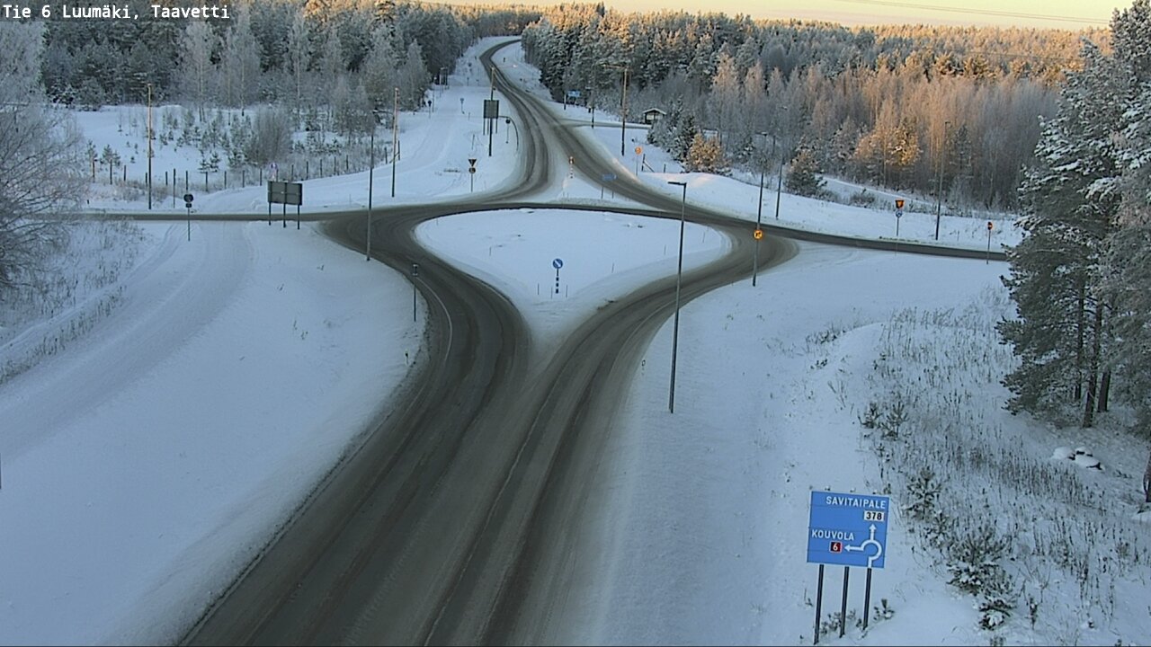 Kelikamerat Kuva Tie 6 Luumäki, Taavetti, Luumäki, Etelä-Karjala