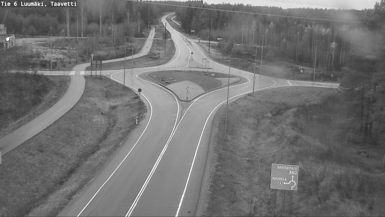 Weather Camera Image Väg 6 Luumäki, Taavetti, Luumäki, Etelä-Karjala