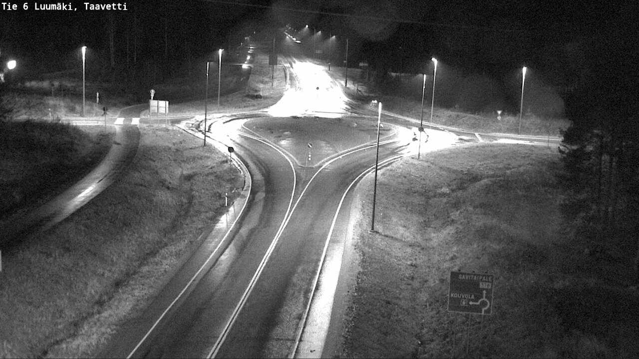 Weather Camera Image Väg 6 Luumäki, Taavetti, Luumäki, Etelä-Karjala