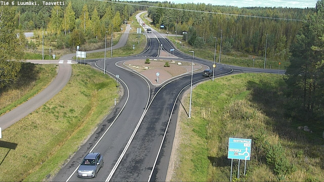 Weather Camera Image Väg 6 Luumäki, Taavetti, Luumäki, Etelä-Karjala
